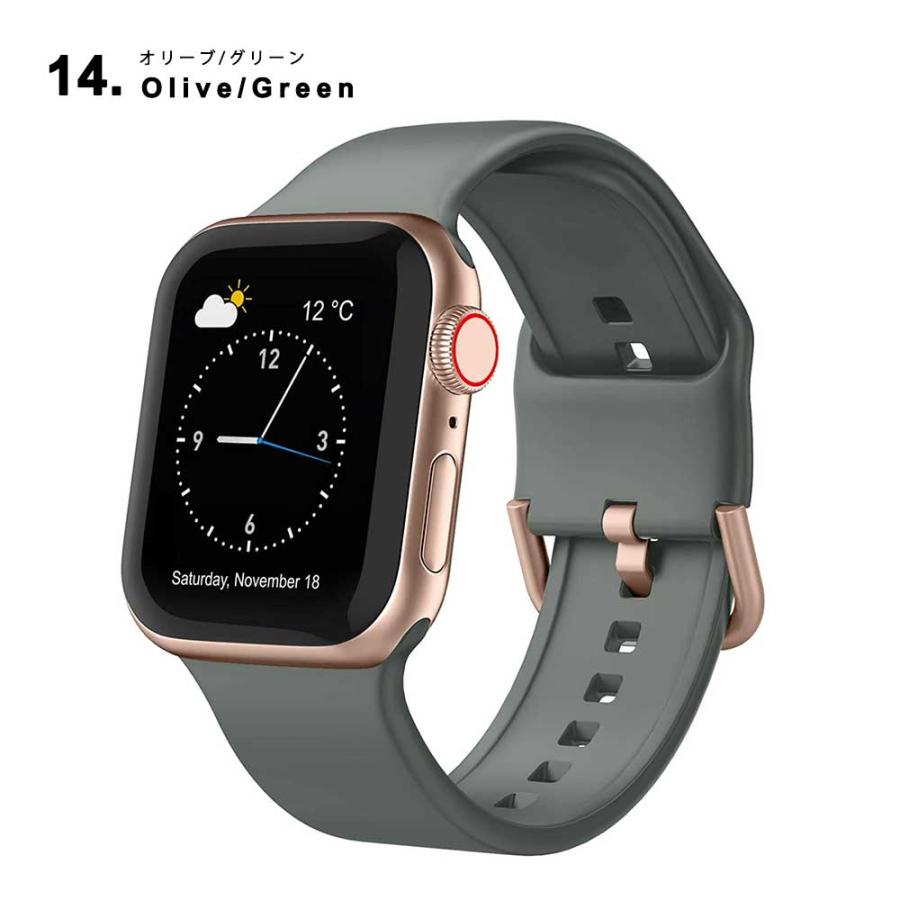 Apple Watch アップルウォッチ 全18色 スポーツ バンド 8/7/6/5 Apple Watch アップルウォッチ 全18色 スポーツ バンド 8/7/6/5