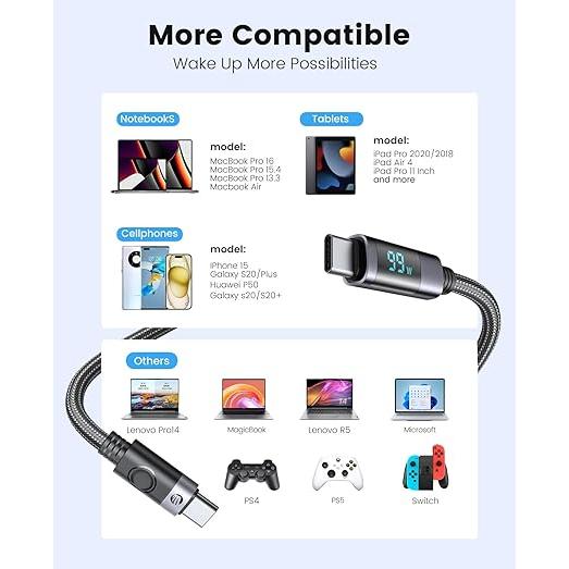 即納 iPhone15 充電ケーブル タイプC USB-C & ケーブル 全4種 / 1本