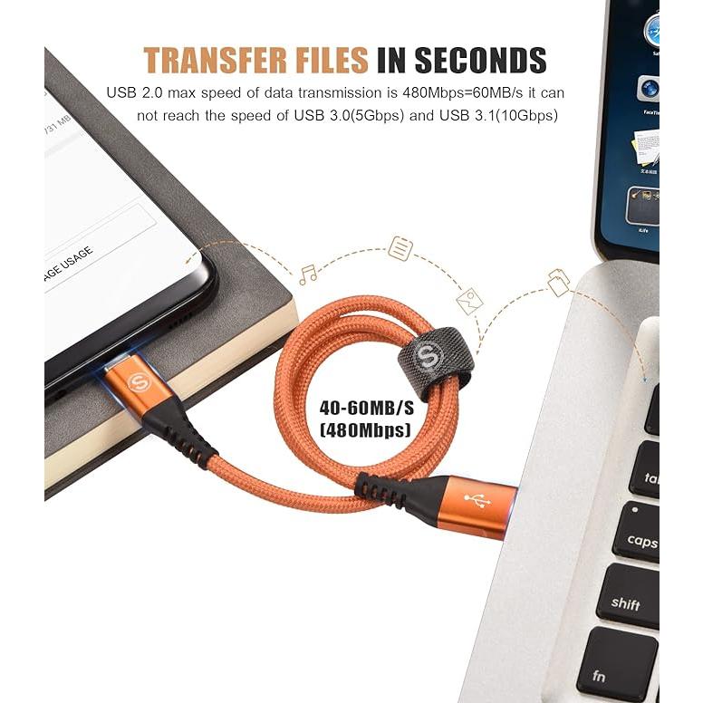 iPhone15 充電ケーブル タイプC USB-C & ケーブル 全3種 / 3本