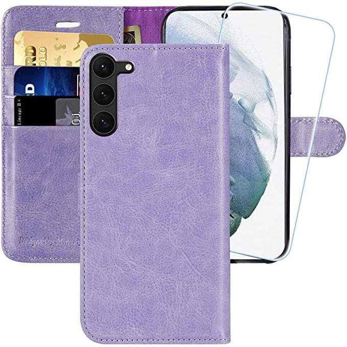 Galaxy S23 / S23Ultra ギャラクシー 手帳型ケース ラベンダー 