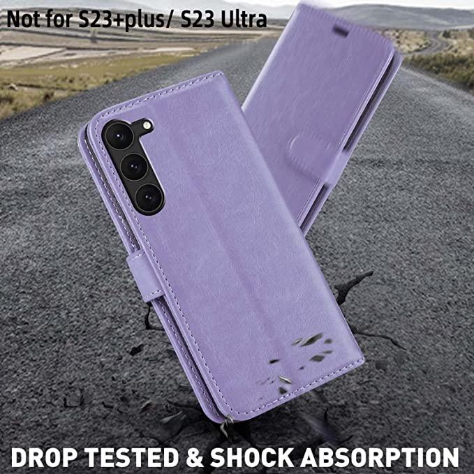 Galaxy S23 / S23Ultra ギャラクシー 手帳型ケース ラベンダー