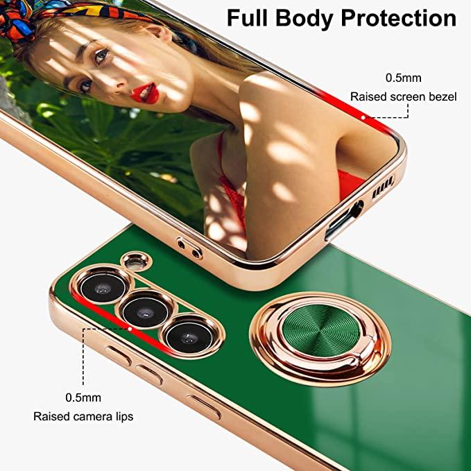 Galaxy S23 / S23Ultra ギャラクシー 背面ケース グリーン