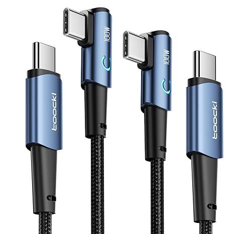 iPhone15 充電ケーブル タイプC USB-C & ケーブル 2m / 2本 ブルー
