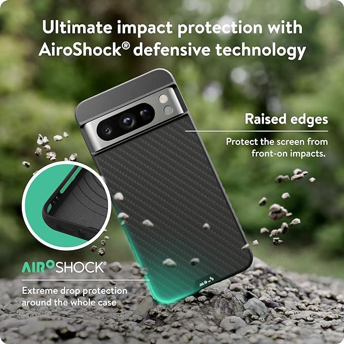 Google Pixel 8 / 8Pro ケース ブラック MagSafe イントラロック PC