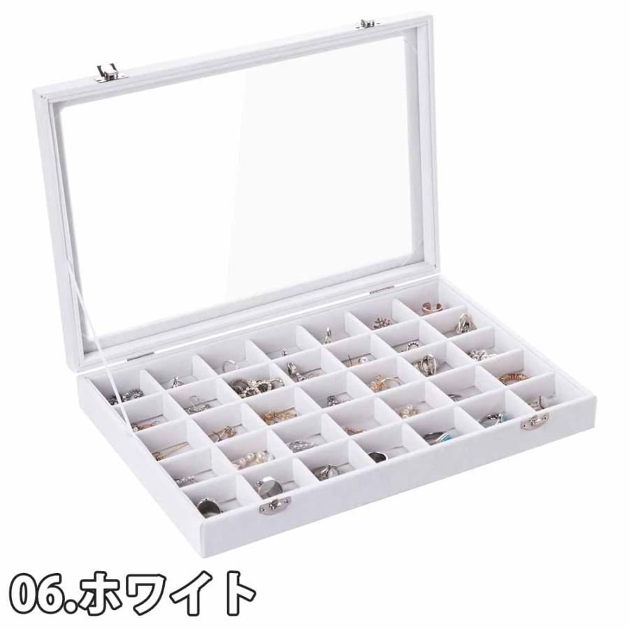 アクセサリーケースネックレスの箱収納ケース ジュエリーボックス アクセサリーケース ネックレスケース 35仕切り 全