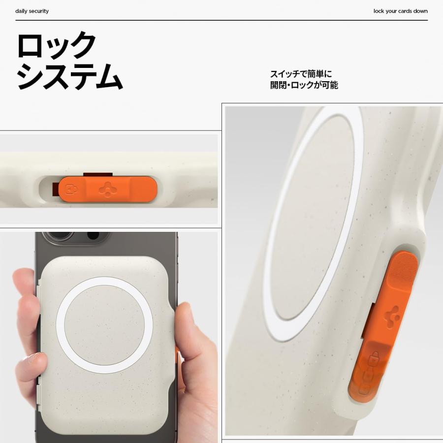 即納 Spigen シュピゲン マグセーフ カード ウォレット TinTap MagFit