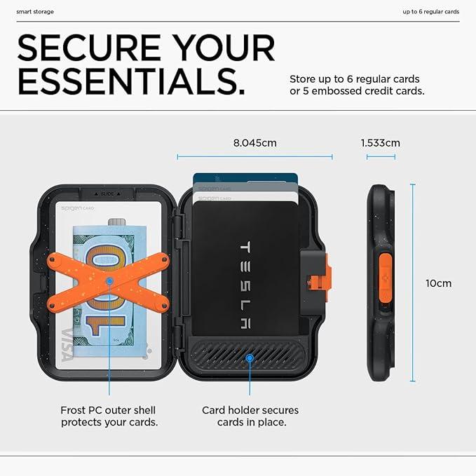 即納 Spigen シュピゲン マグセーフ カード ウォレット TinTap MagFit