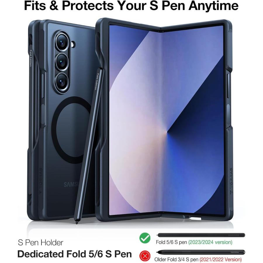 ギャラクシー Galaxy Z Fold6 ポリプロピレン ペン収納 全面保護