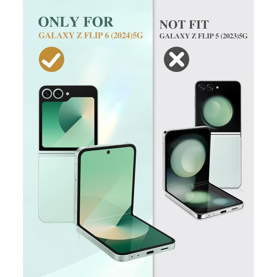 ギャラクシーGalaxy Z Flip6 TPU 花柄 クリア シンプル 全面保護