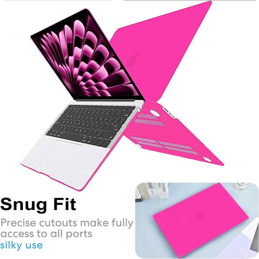 Apple MacBook シルバー ピンクキーボード Macbook キーボード カバー - ベイビー ローズ – Colourbanana