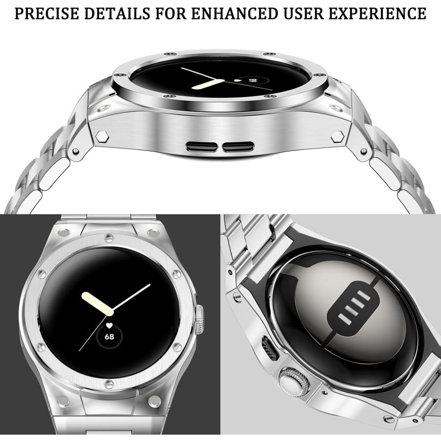 Pixel Watch メタル リンクバンド 1/2/3 Pixel Watch」に金属製のバンドが登場 - PC Watch