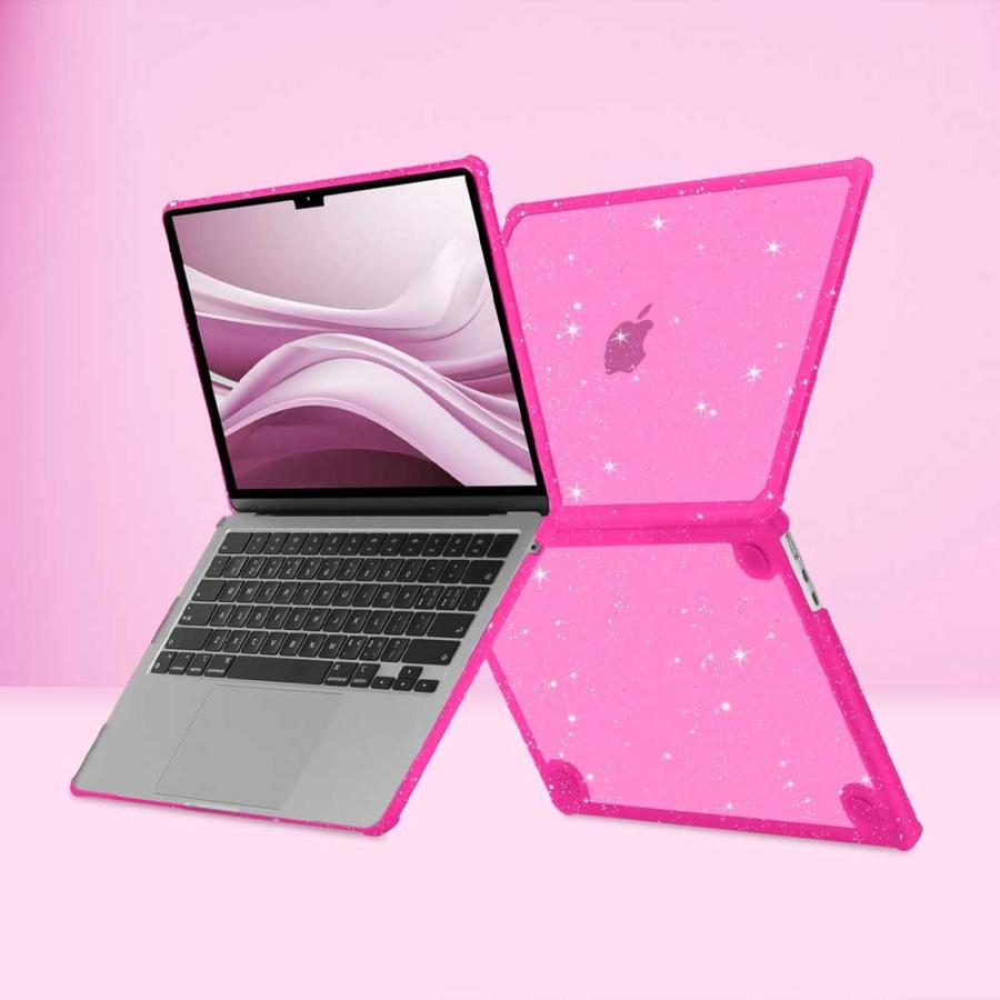 MacBook Air 13.6 インチ カバー 全7色 TPU バンパー キーボードカバー