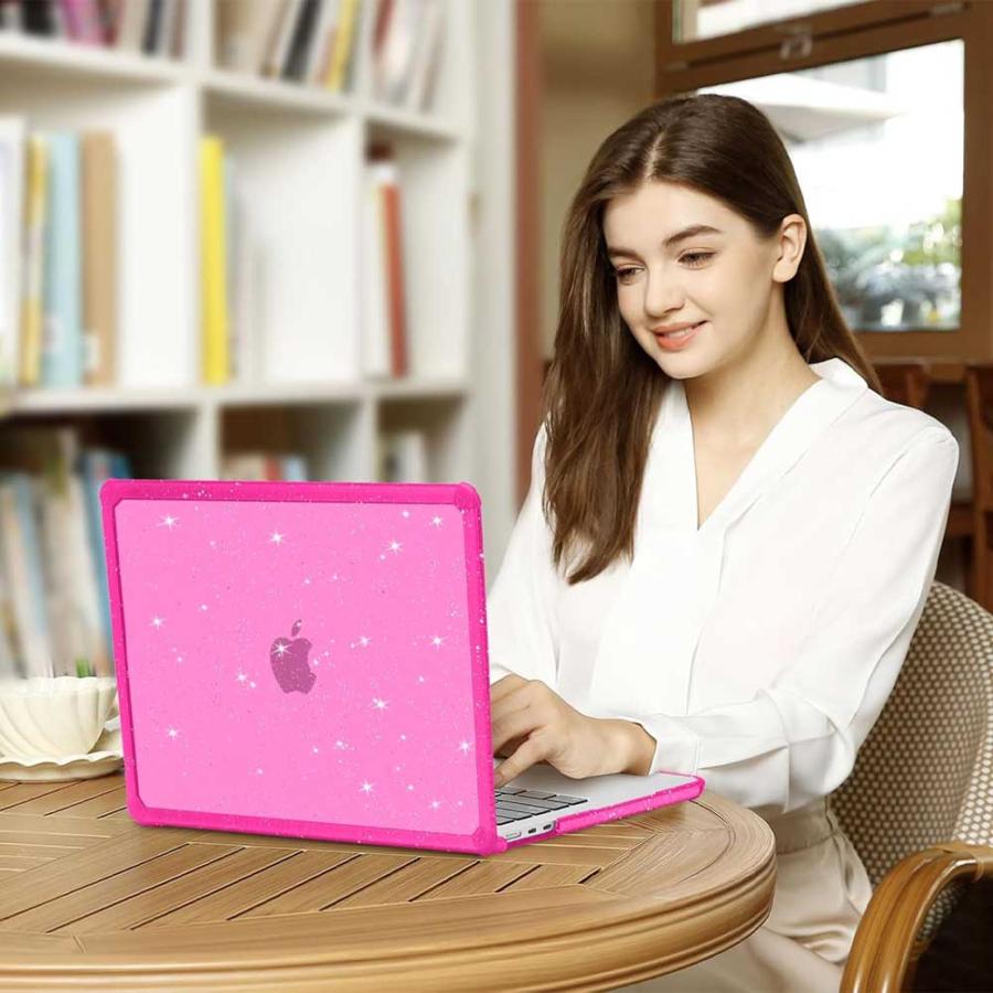 MacBook Air 13.6 インチ カバー 全7色 TPU バンパー キーボードカバー