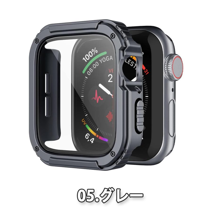 Apple Watch アップルウォッチ 保護 カバー ミリタリーグレード TPU
