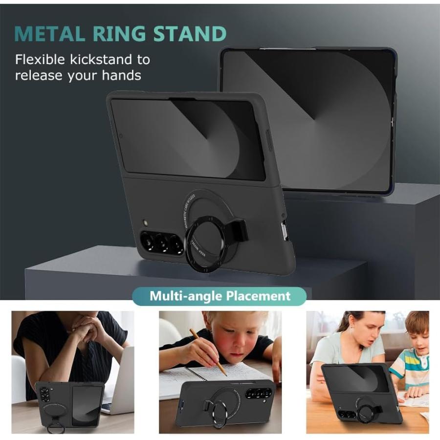 ギャラクシー Galaxy Z Fold7 シリコン リング付き スタンド機能