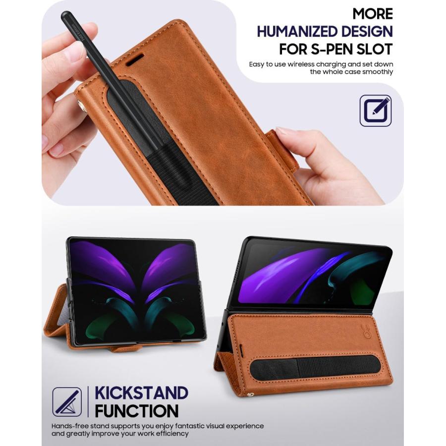 ギャラクシー Galaxy Z Fold7 手帳型 PUレザー カード収納 マグネット