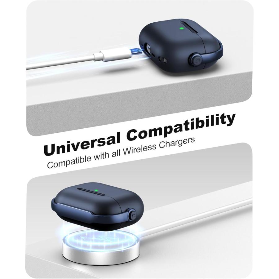 AirPods Pro3 ケース クリーニングキット付き ロック ワイヤレス充電