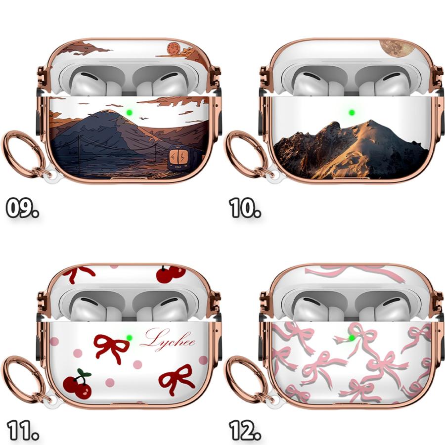 AirPods Pro3 ケース シリコン キーホルダー リング ワイヤレス充電