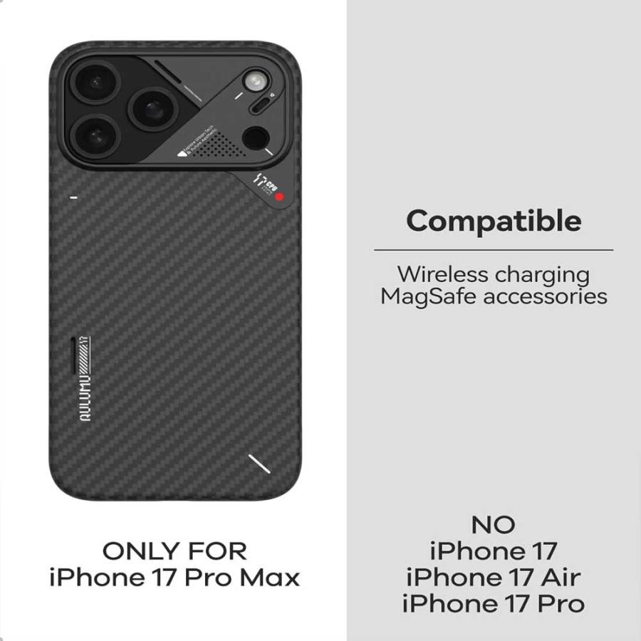 iPhone シリコン アラミド繊維 スリム 軽量 Magsafe マグセーフ 対応