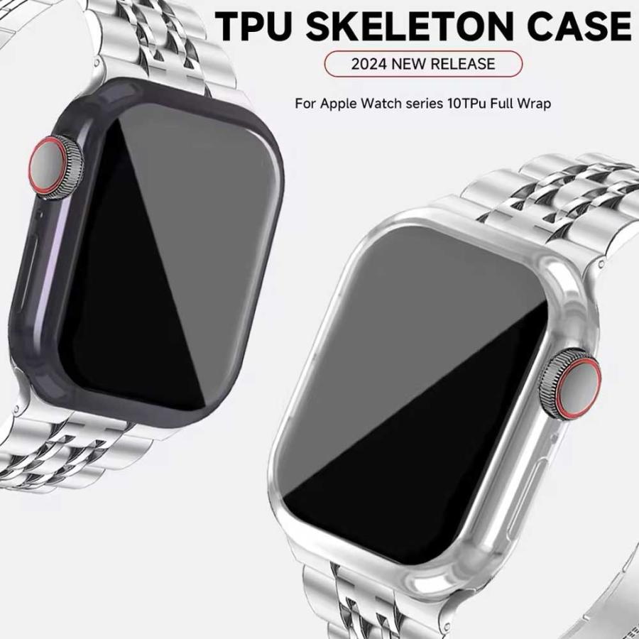 アップルウォッチ 画面保護 カバー TPU カラフル バンパー 全7色 Apple