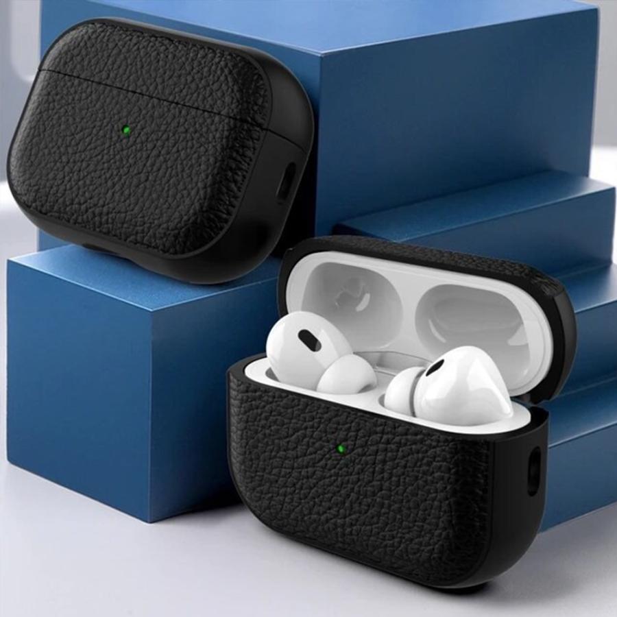 AirPods ケース PUレザー リング付き 1 / 2 3 Pro エアーポッズ プロ