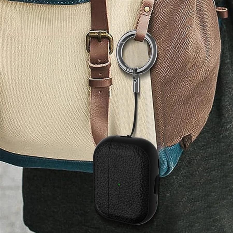 AirPods ケース PUレザー リング付き 1 / 2 3 Pro エアーポッズ プロ