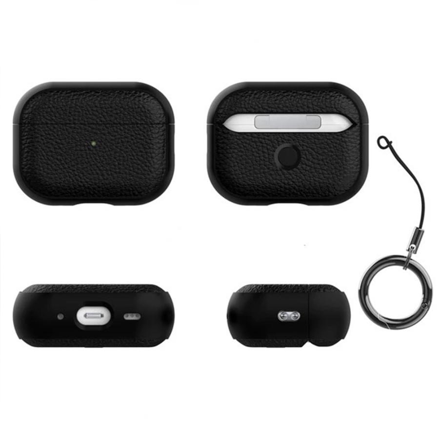AirPods ケース PUレザー リング付き 1 / 2 3 Pro エアーポッズ