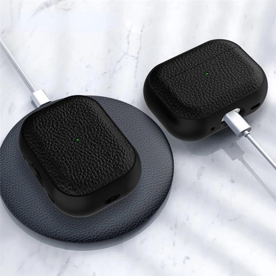 AirPods ケース PUレザー リング付き 1 / 2 3 Pro エアーポッズ プロ