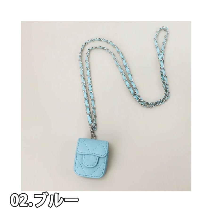 AirPods ケース キャリングケース ショルダーストラップ PUレザー