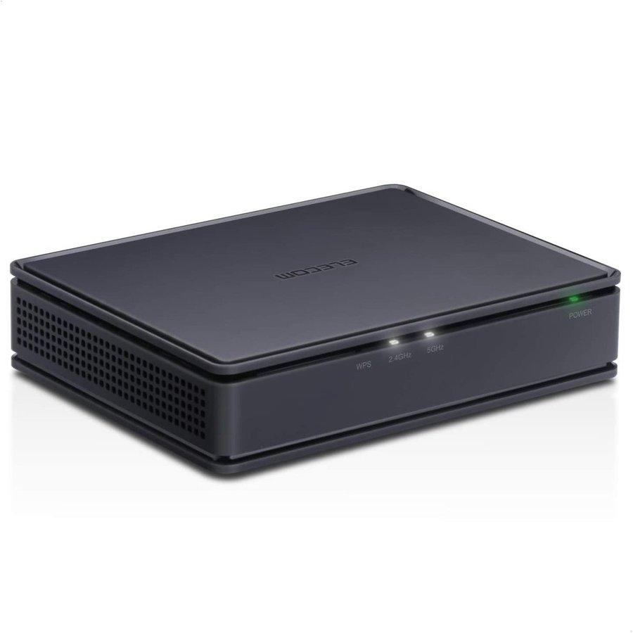 即納 WiFiルーター 無線 LAN 親機 ルーター / 11ac / 867+300Mps / ELECOM エレコム WRC-1167GS2-B｜ブラック | ELECOM