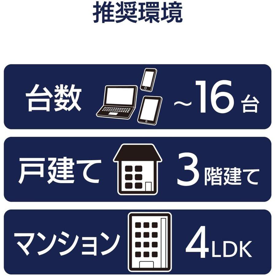 即納 WiFiルーター 無線 LAN 親機 ルーター / 11ac / 867+300Mps / ELECOM エレコム WRC-1167GS2-B｜ブラック | ELECOM | 02