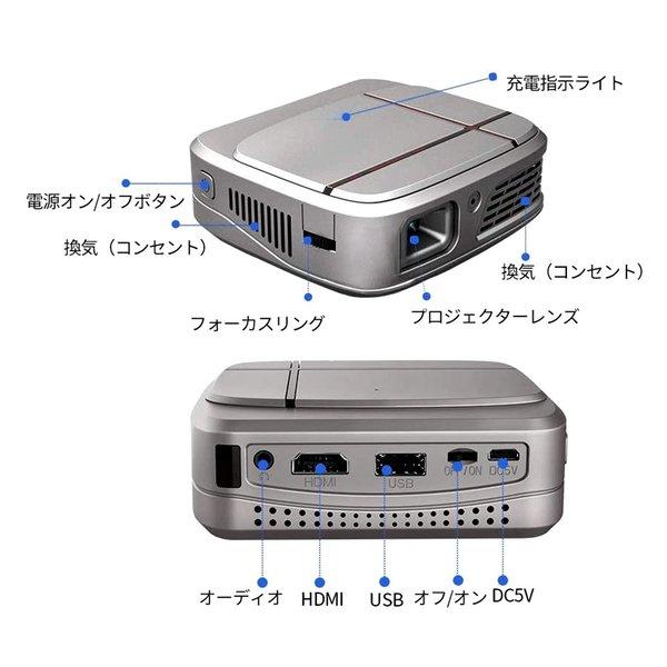 即納 モバイル ポータブル プロジェクター 持ち運び 3300ルーメン