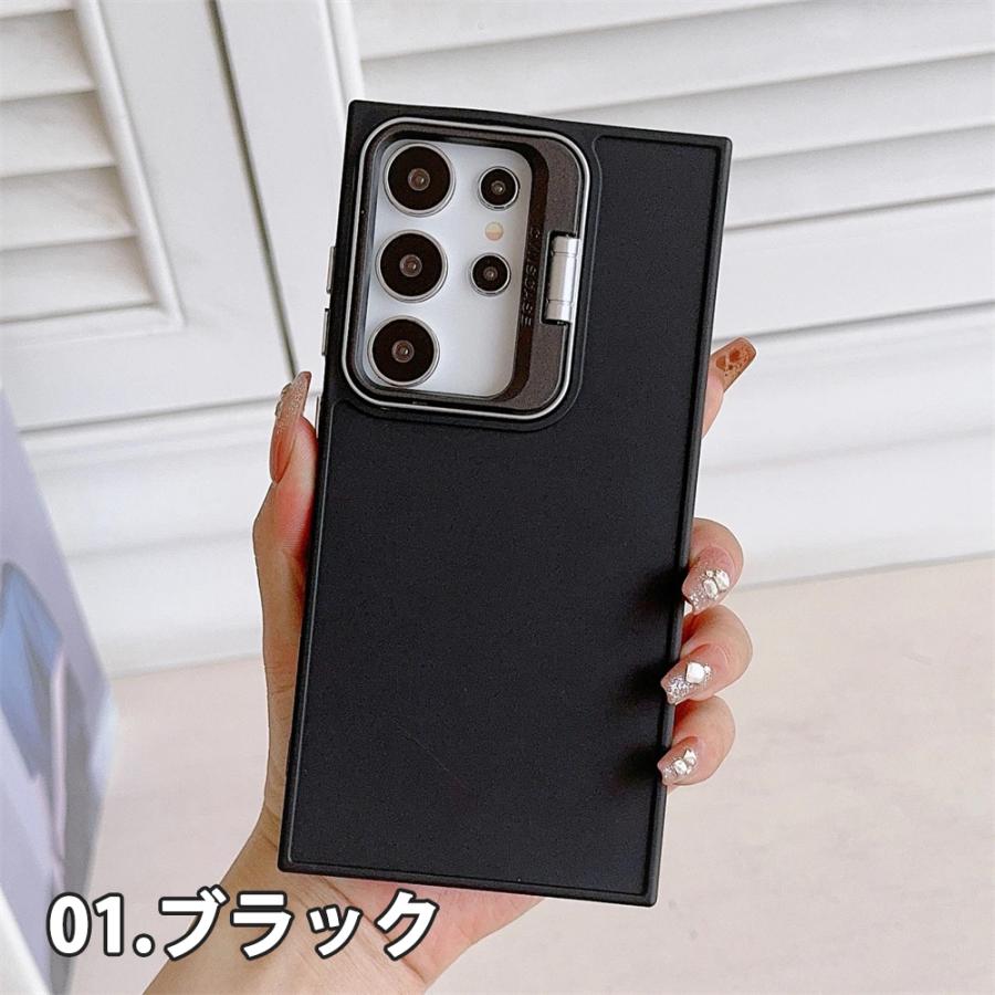 ギャラクシー Galaxy カメラスタンド ソフトケース メタル ケース 全6