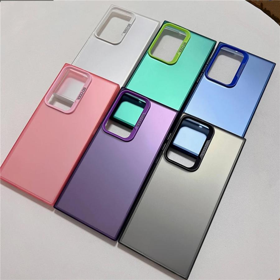 ※24時間限定ケースプレゼント【めちゃくちゃキレイ！！】 Galaxy S24 ギャラクシー Galaxy レーザー オーロラ マット スリム ケース 全6色