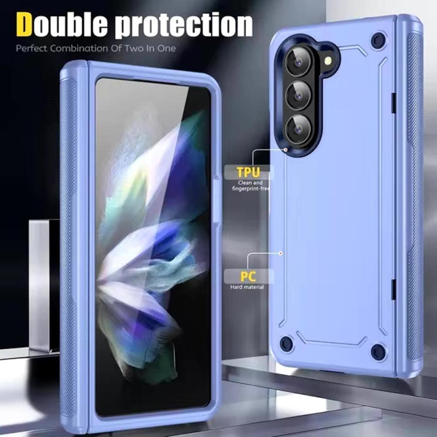 ギャラクシー Galaxy Z Fold6 / Fold5 Fold4 TPU PC ヒンジ保護 指紋