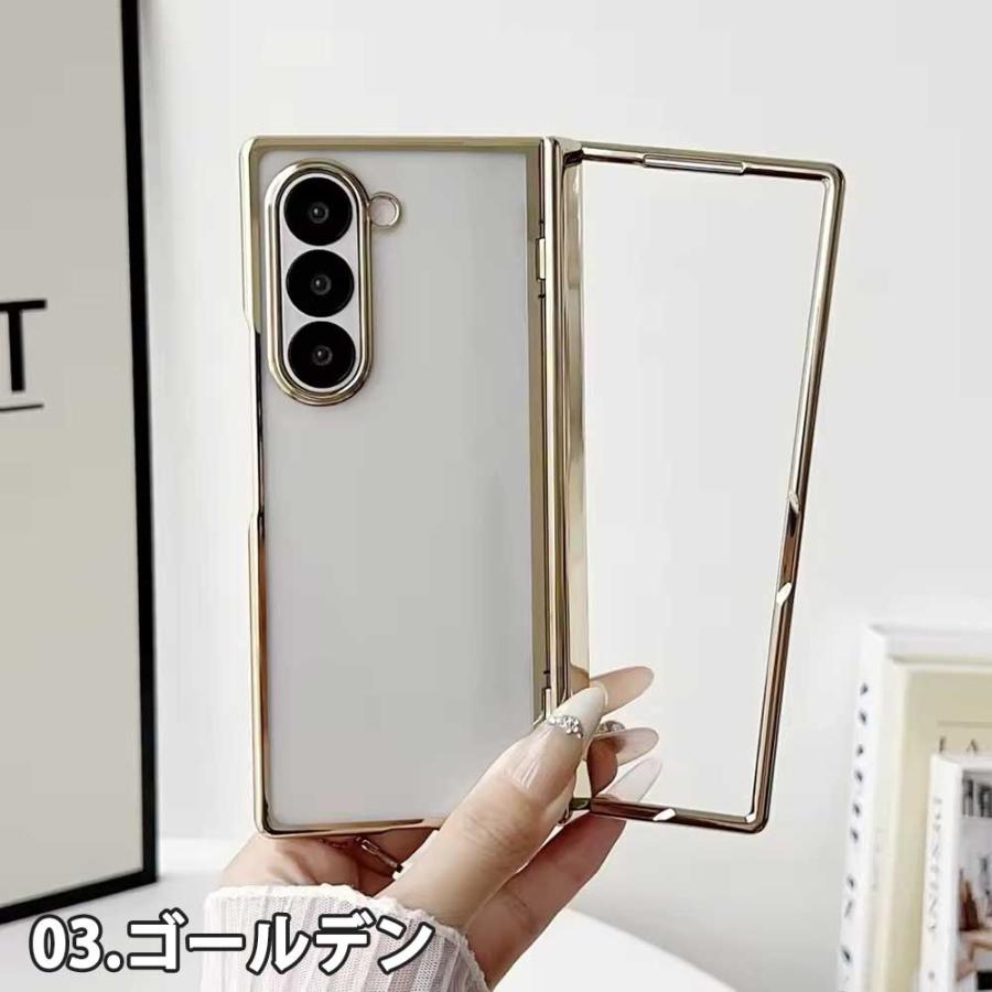 ギャラクシー Galaxy Z Fold7 / Fold6 /Fold5 透明 クリア ヒンジ保護