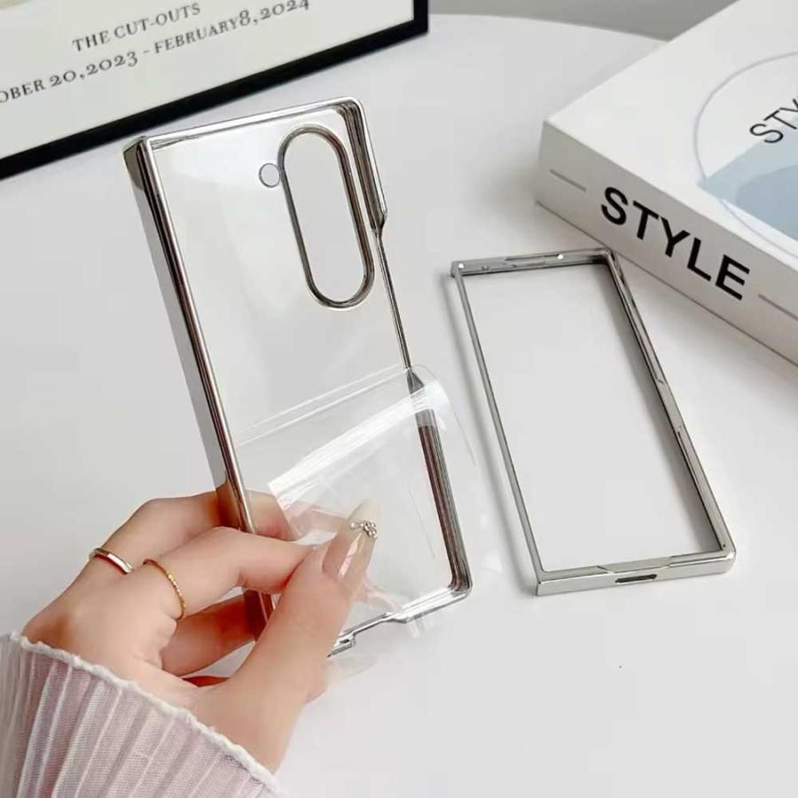 ギャラクシー Galaxy Z Fold7 / Fold6 /Fold5 透明 クリア ヒンジ保護