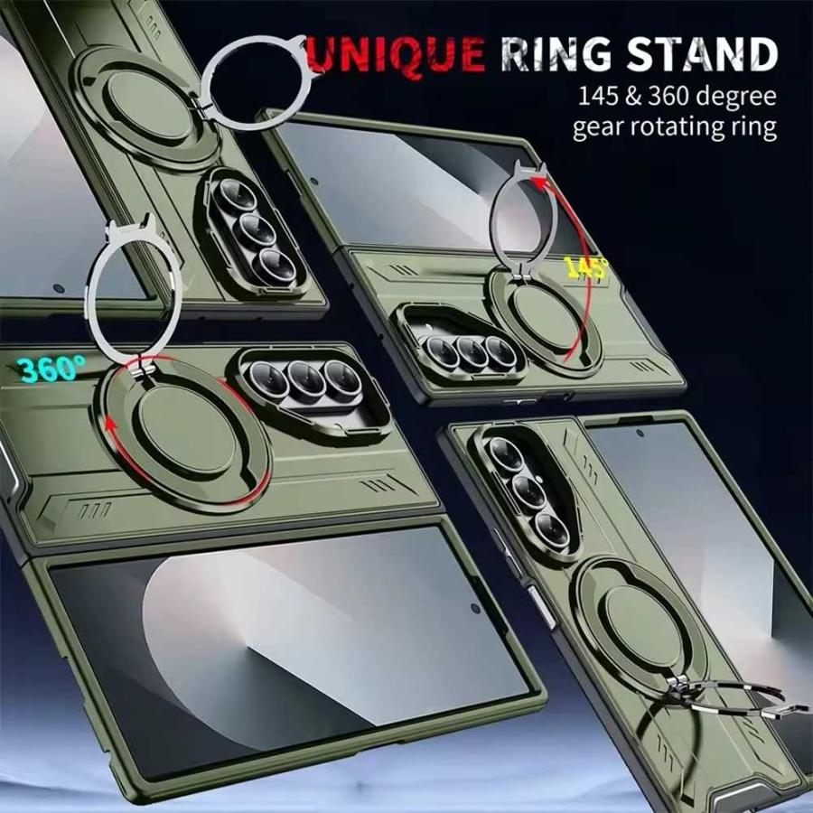 新品未開封★カムファインドスプリング リングセット 5点 コンプリートボックス ギャラクシー Galaxy Z Fold7 MagSafe リング スタンド ハード