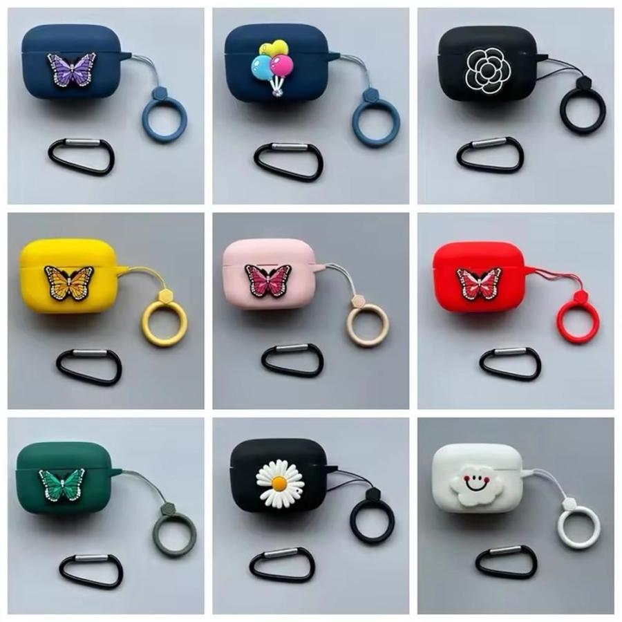 Galaxy ギャラクシー バッズ シリコン キュート カラビナ ストラップ