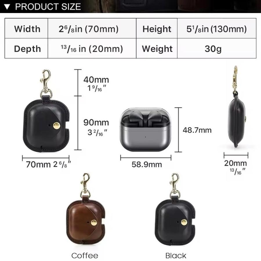 Galaxy ギャラクシー バッズ 本革 レザー ヴィンテージ バックル