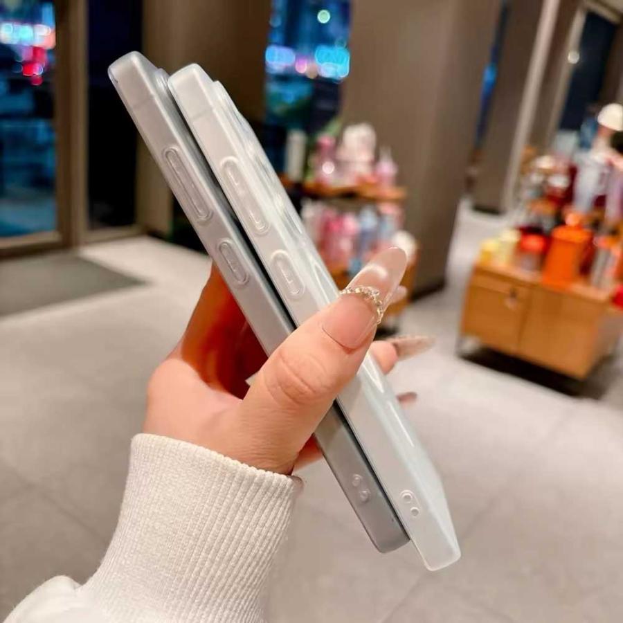 ギャラクシー Galaxy TPU 半透明 半クリア スリム Magsafe マグセーフ