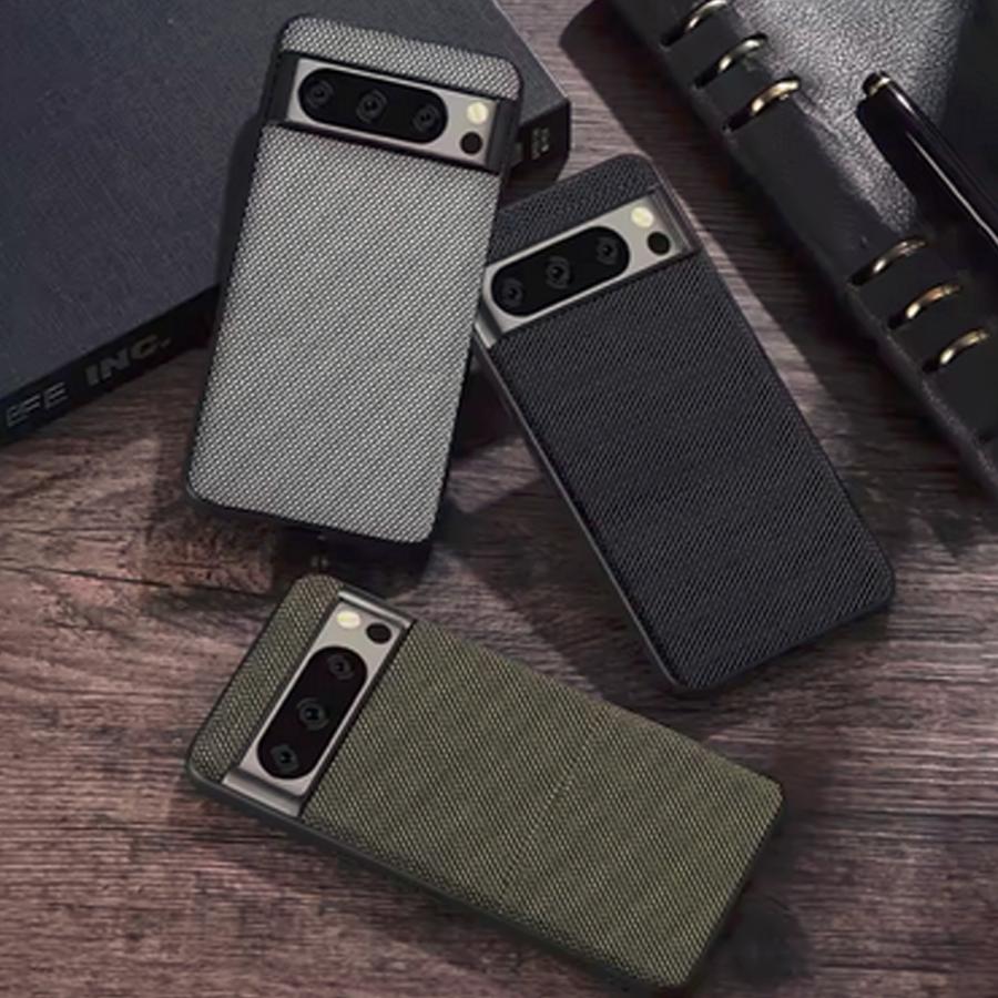 Google Pixel 9a / 9 9Pro 9ProXL 8a 8 8Pro 背面ケース ナイロン