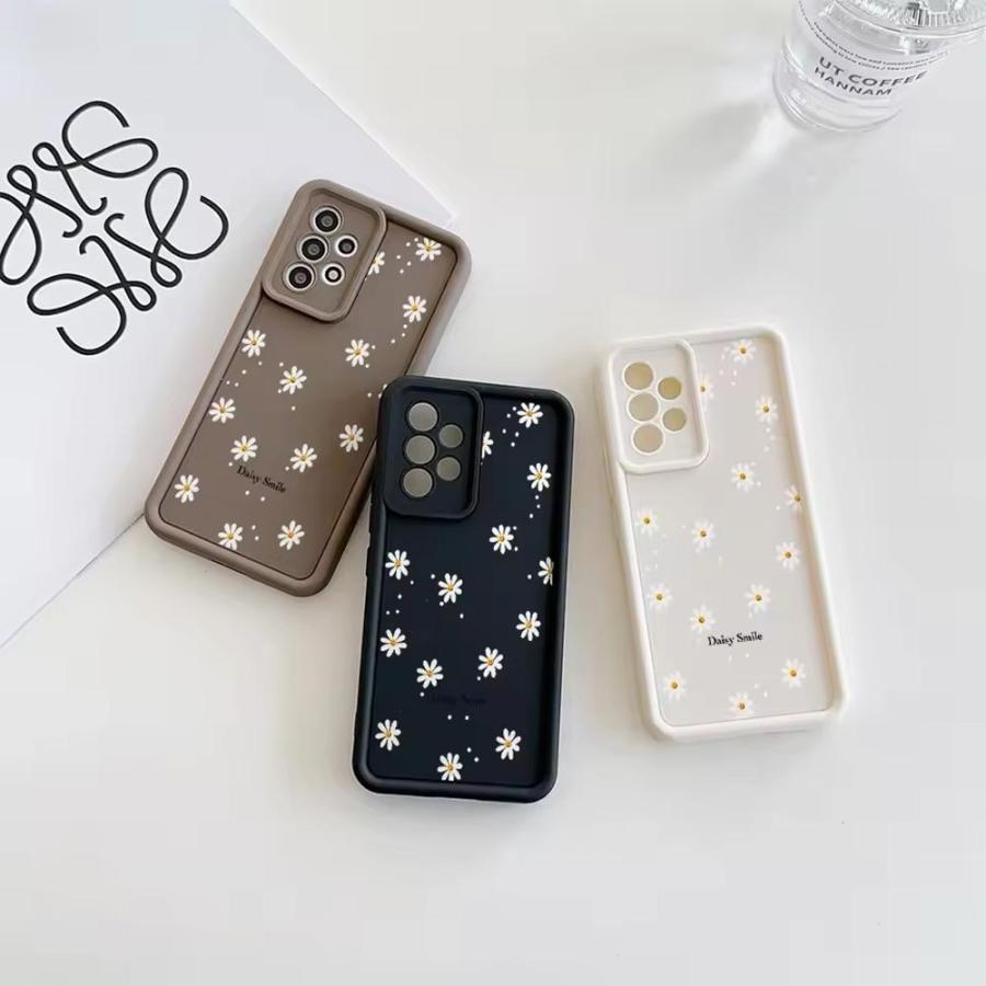 ギャラクシー Galaxy ソフト カメラ保護 フラワー 花柄 傷防止 ケース