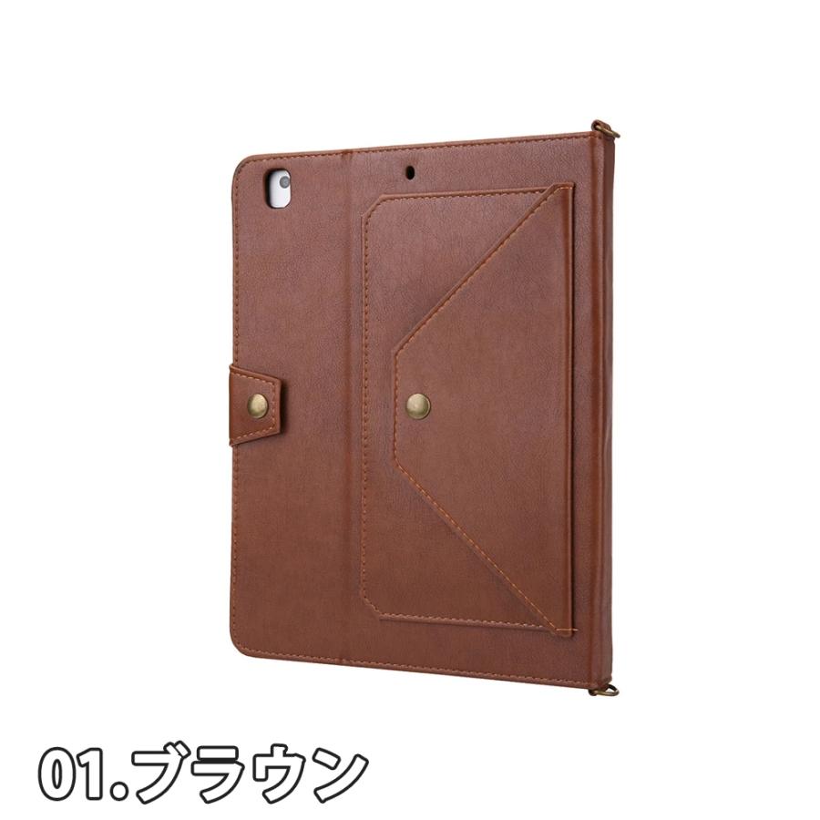 iPad ケース 手帳型 フリップケース レザー カード収納 カバー 全4色