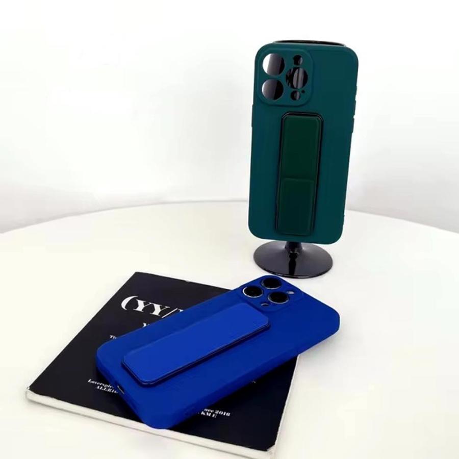 iPhone シリコン リストストラップ スタンド機能 ケース 全7色 17 / 16