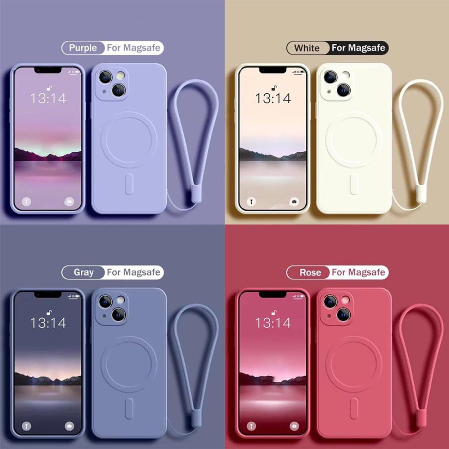 マグセーフ対応シリコン　iphone16pro MagSafe対応iPhone 16 Pro Maxシリコーンケース – プラム - Apple（日本）