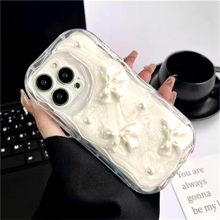 iPhone 16 Pro用リボン模様シリコンケース Amazon.co.jp: ONLYOU iphone 16 pro 用 ケース Magsafe対応 可愛い