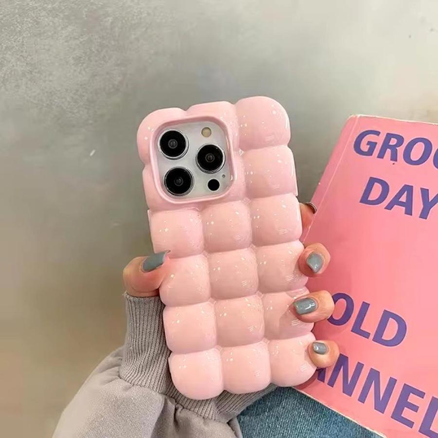 iPhone シリコン ソフト ブロック キャンディーカラー ケース 全6色 16