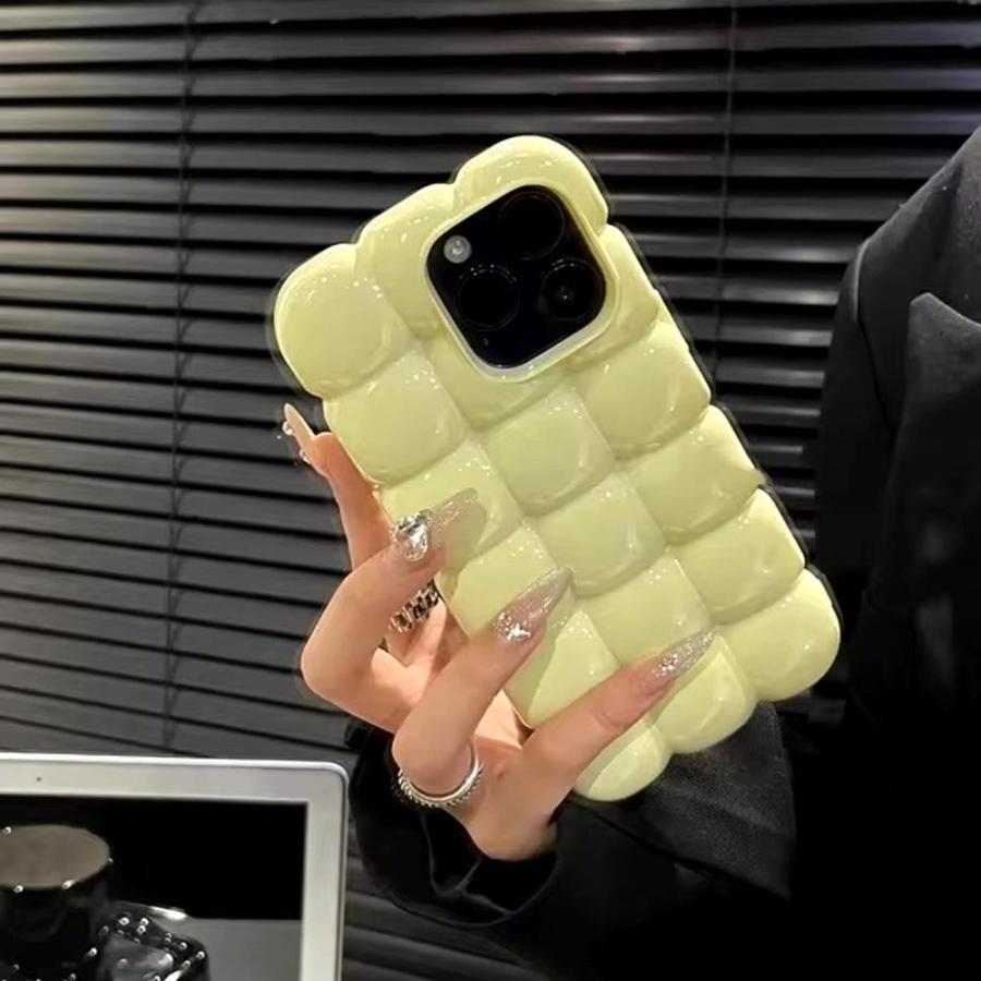 iPhone シリコン ソフト ブロック キャンディーカラー ケース 全6色 16
