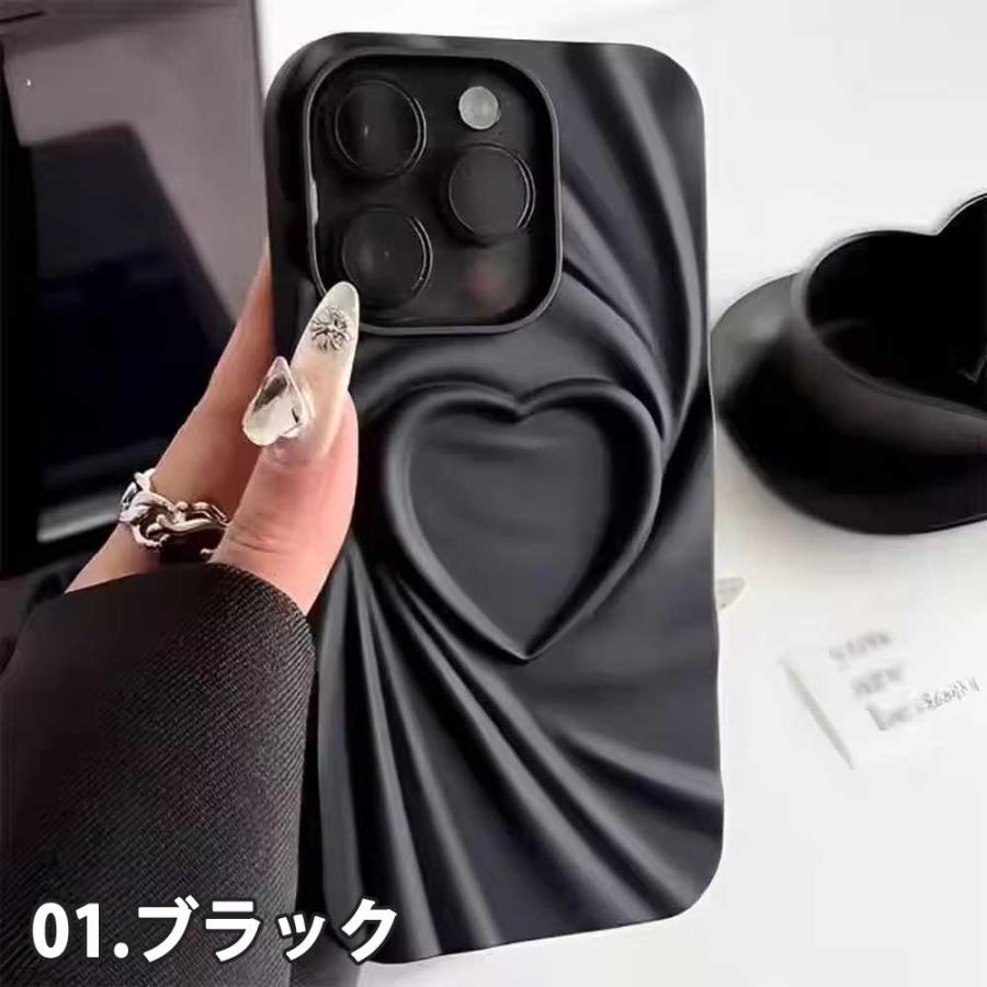 iPhone ハート キャンディー ソフト マット シリコン 全5色 ケース 17